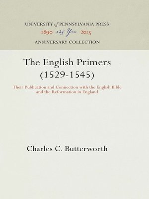 cover image of The English Primers (1529-1545)